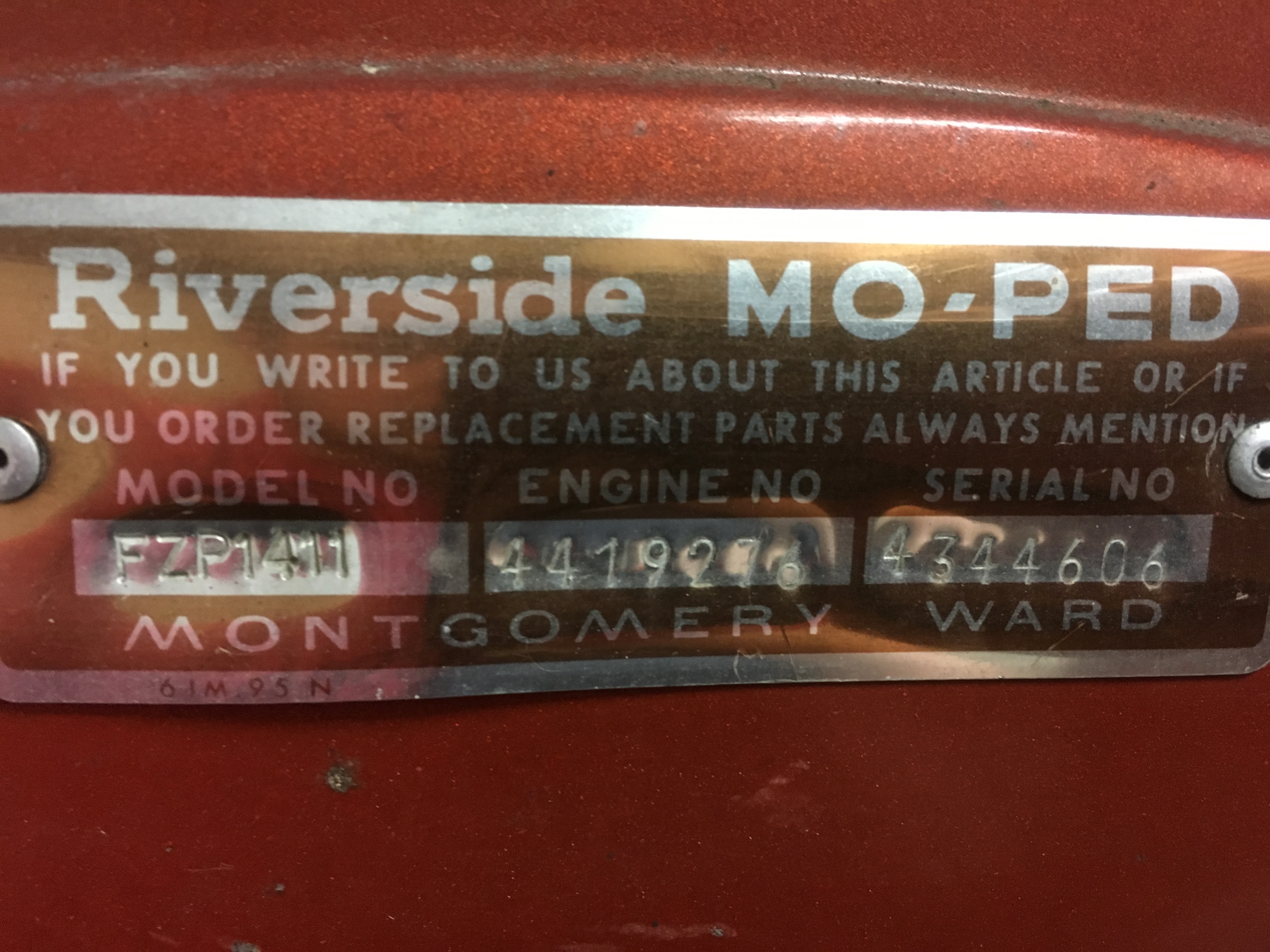 fzp-1411 Deluxe Mo-Ped Motobecane
