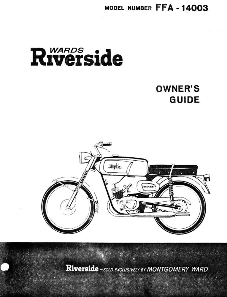Riverside 50cc Sport Bike Owners Guide and Parts Catalog